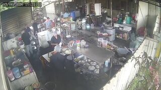 Gas Cylinder Explodes, Killing Kitchen Worker Instantly