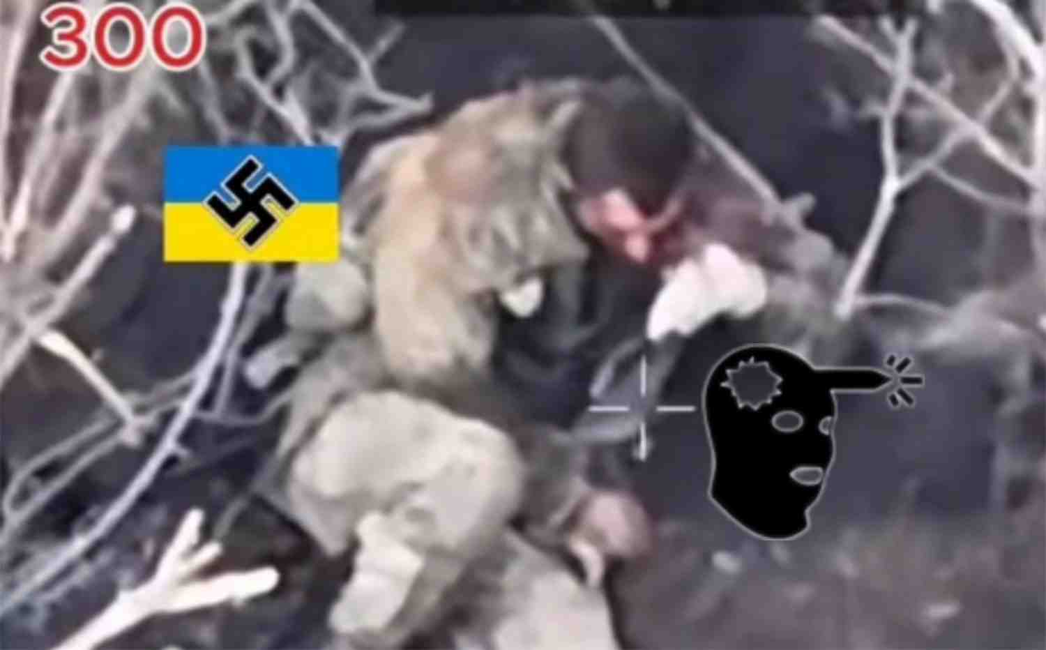 Ukrat surrenders -> gets headshot.