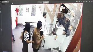Rejected Man Stabs EX-GF To Death, Attempts To Slit Own Throat Inside A Busy Mall In