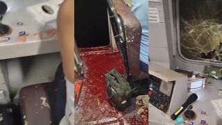 Train Driver Injured After Severe Stone-Pelting Attack