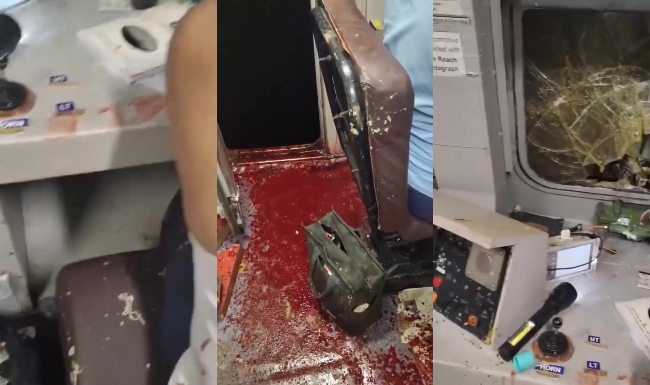 Train Driver Injured After Severe Stone-Pelting Attack