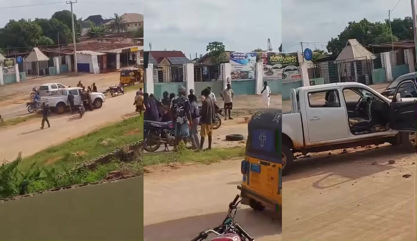 Hit And Run Driver Caught And Beaten By Mob In Nigeria