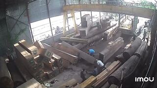 Sawmill Worker Crushed to Death by Falling Timber Stack