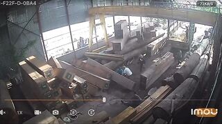 Sawmill Worker Crushed to Death by Falling Timber Stack