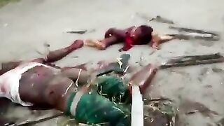 Rapist dismembered,  decapitated and impaled