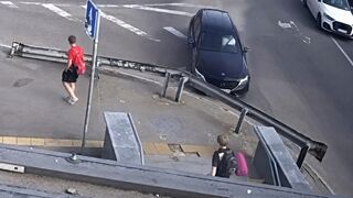 A Speeding Mercedes Plunges Into Kyiv Underpass, Killing Four
