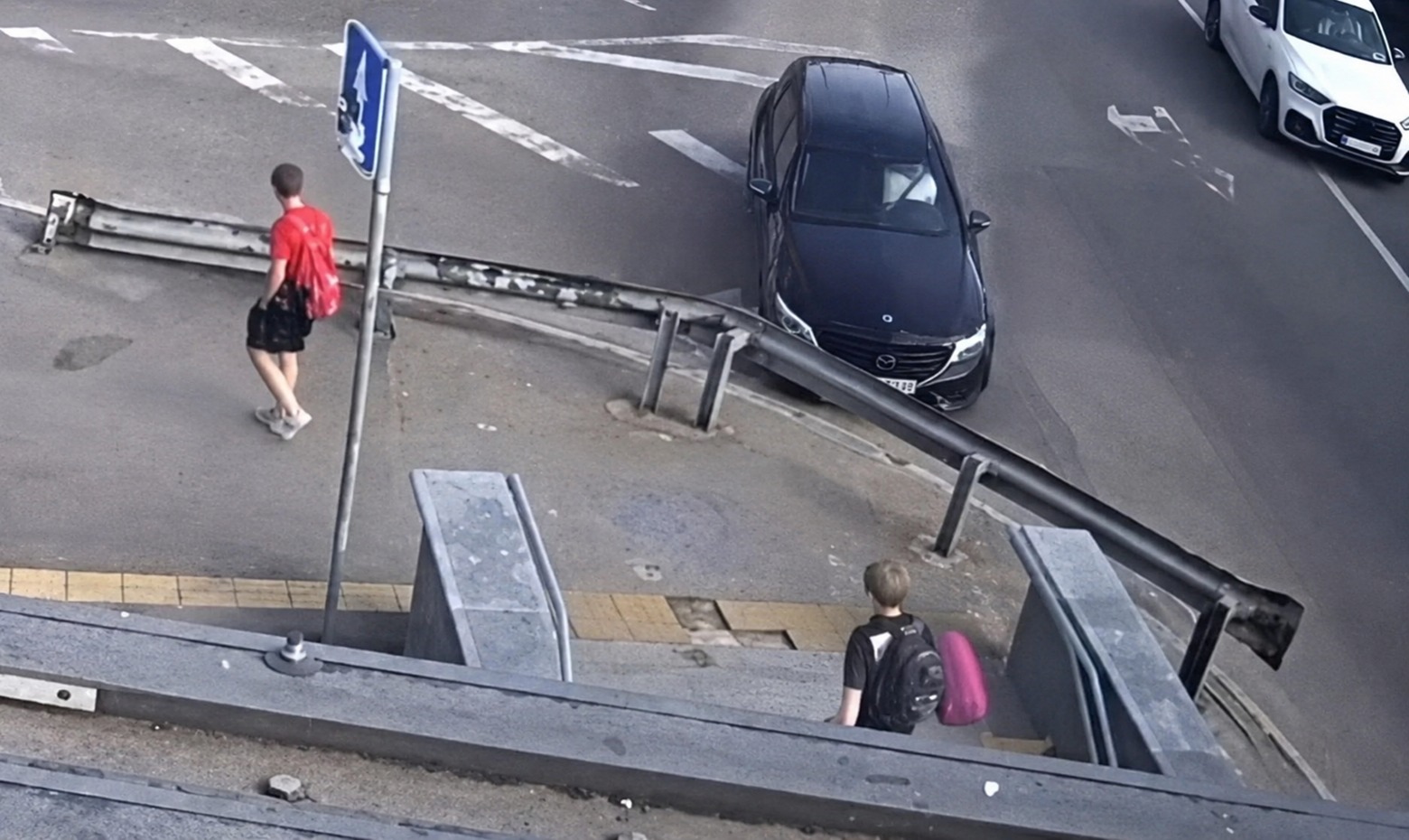 A Speeding Mercedes Plunges Into Kyiv Underpass, Killing Four