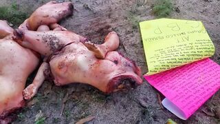 Two women dismembered and decapitated