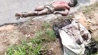 Parts of a dismembered man's body