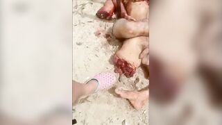 Rapist dismembered (quartered)
