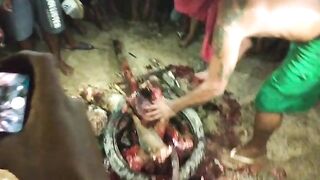 Rapist lynched, dismembered and burned