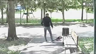 Doorbell Cam Captures Man Brutally Beating Unconscious Girlfriend Outside Apartment