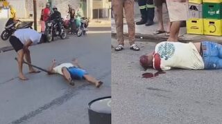 Man Beaten To Death During Street Fight In Brazil {FULL}