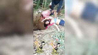 Two girls decapitated in the woods