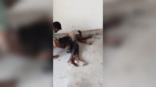 Elderly Fisherman Passes Out After Brut Kicks Him In The Head