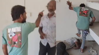 Elderly Fisherman Passes Out After Brut Kicks Him In The Head
