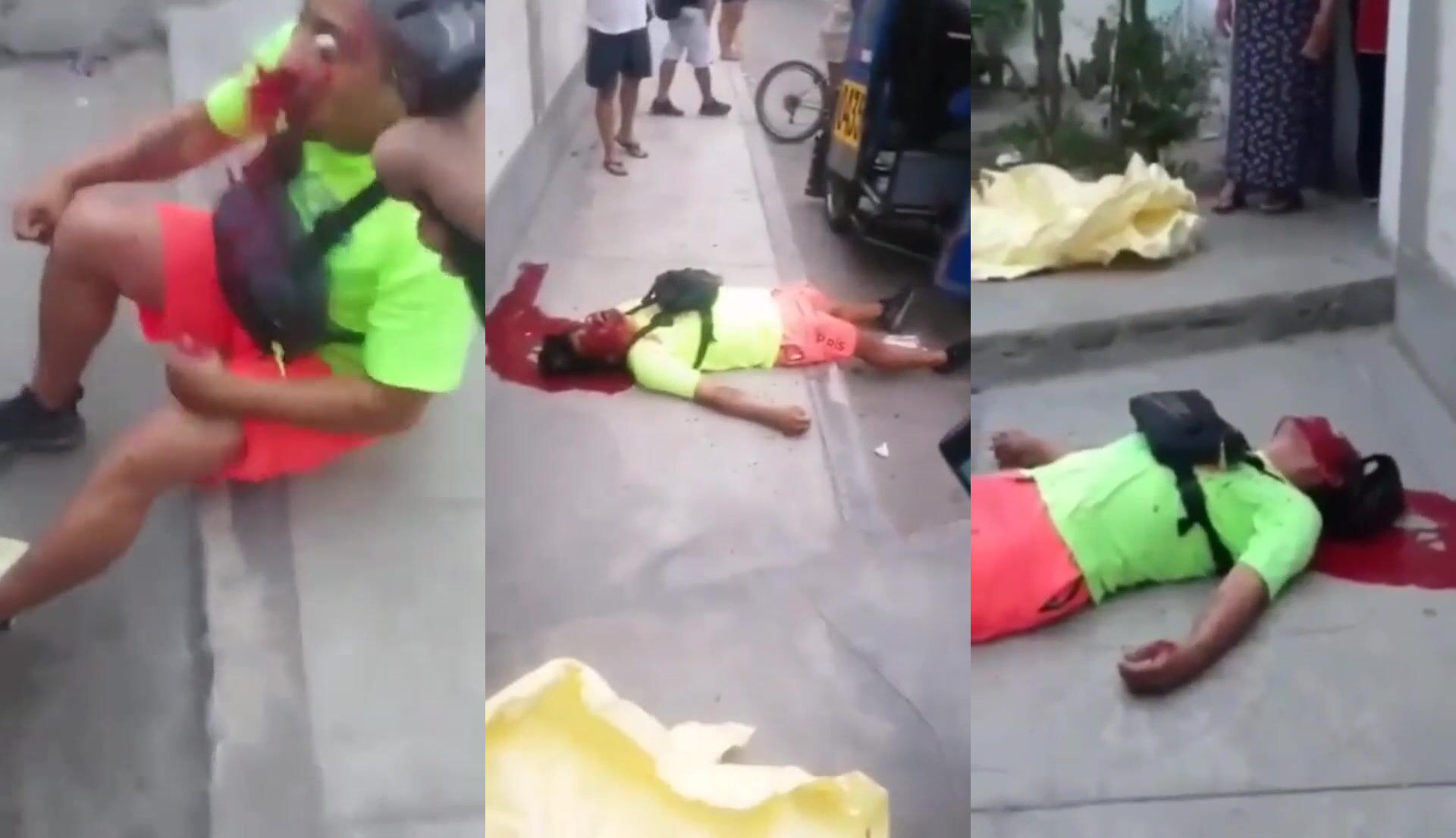 Classic: Dude Shot Multiple Times In The Face & Blood Starts Pouring Out