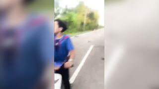 Motorcyclist Left Arm, Life In A Windshield