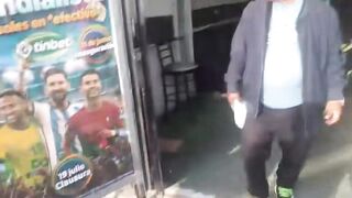 Hitman Executes Man in Cold Blood Inside Betting House (CCTV & Aftermath)