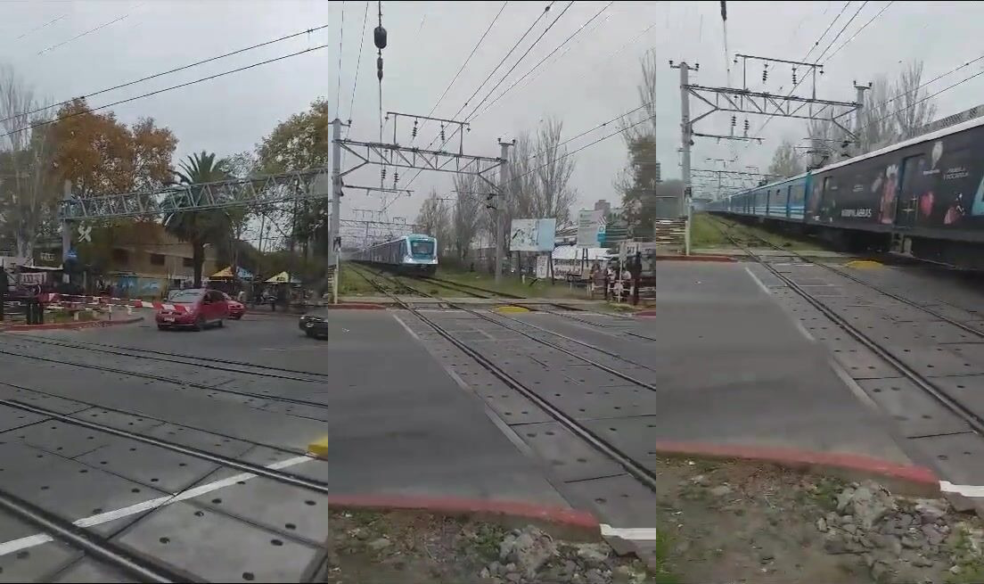 A man commits suicide by running into a train.