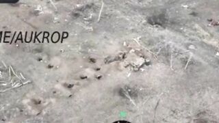 Ukrainians watches his friends die in a second.