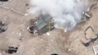 Ukrainians watches his friends die in a second.