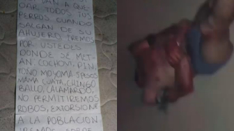 Cartel Drags Headless Body Leaving Message To Thieves And Extortionists