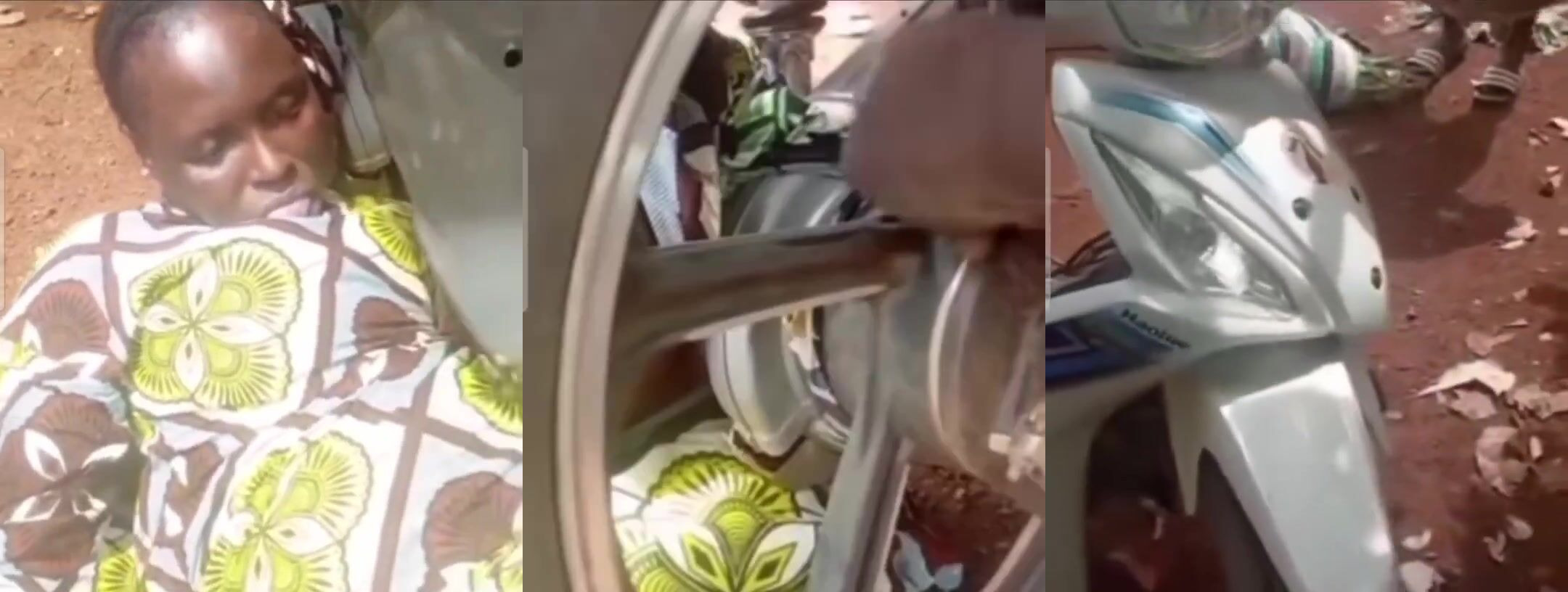 Woman Strangled By Her Veil While She Was Riding Motorcycle