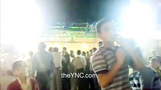 Classic: Idiotic dad gives his son a gun during a celebration