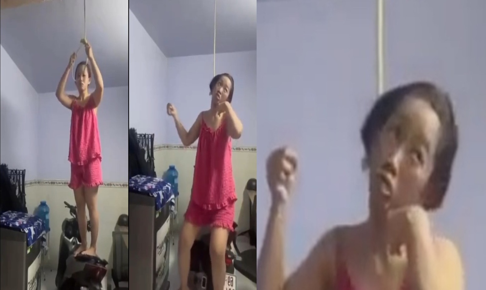 Woman Films Her Own Hanging Suicide in Devastating Phone Video