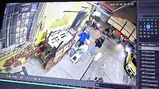 Helmeted Hitman Pumps Multiple Bullets Into Victim's Head in Cold-Blooded Execution
