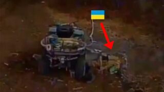 Ukrainian ATV assault fails.
