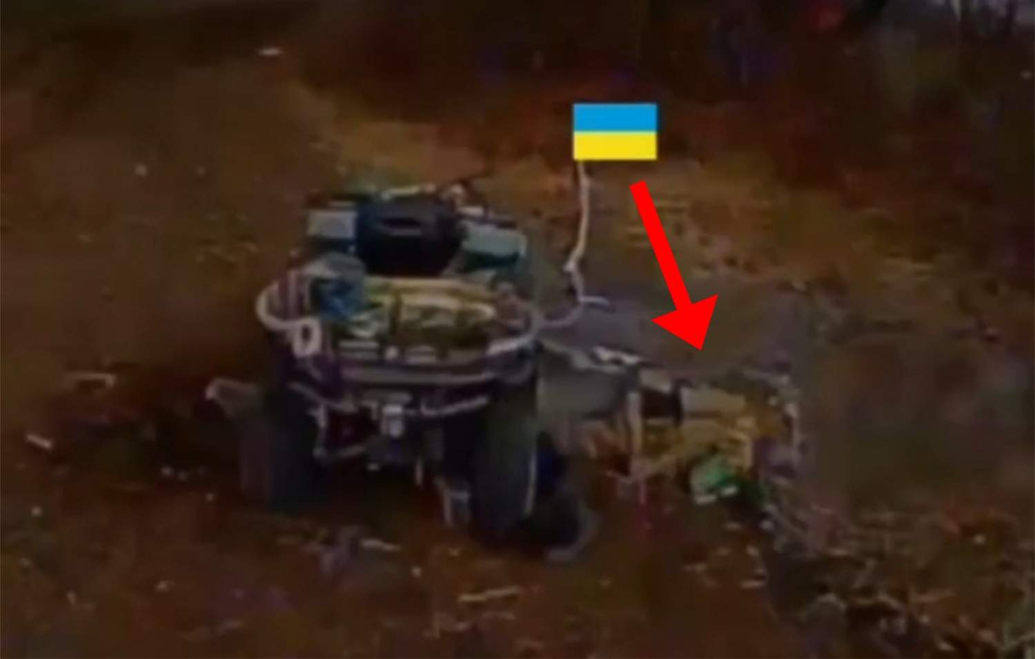 Ukrainian ATV assault fails.