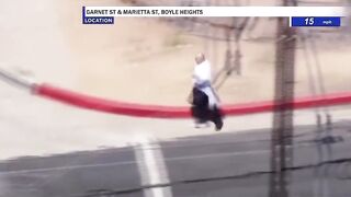 Suspect, officer shot in gun battle after LAPD pursuit