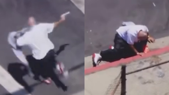 Suspect, officer shot in gun battle after LAPD pursuit