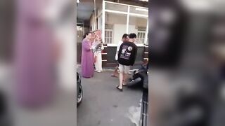 Thieves Caught And Beaten By Locals In Indonesia