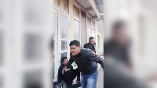 Thieves Caught And Beaten By Locals In Indonesia