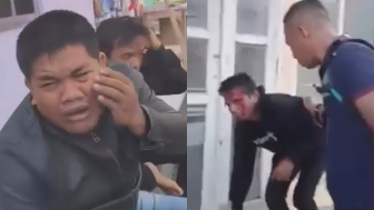 Thieves Caught And Beaten By Locals In Indonesia