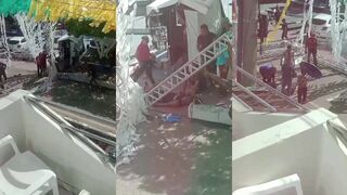 Electrical discharge leaves two injured and one dead in Brazil
