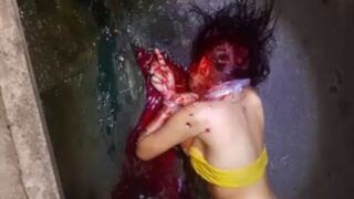 Girl is executed by gunfire