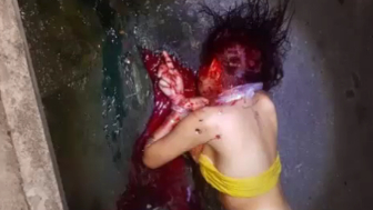 Girl is executed by gunfire