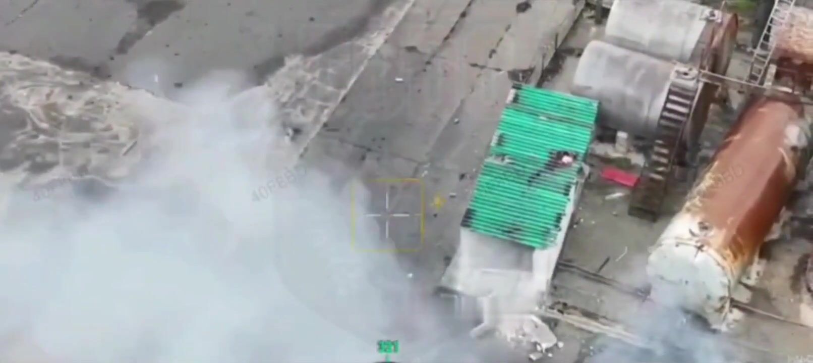Occupier’s upper body flew onto roof of shed after being struck by drone