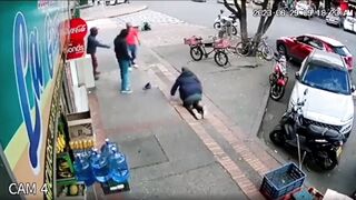 Classic: Asshole Beats up someone from falling on him