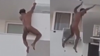 Naked Dude Plunges Seven Floors In Ibiza
