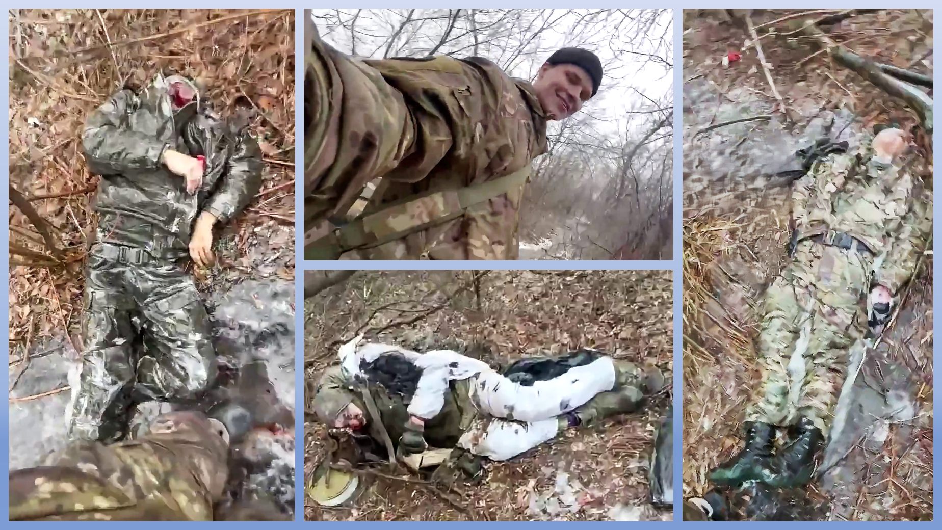 Russian Toddler Patrol Finds Piles of Chopped Comrades