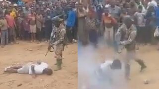 Local Gang Leader Stoned By Mob And Executed By Soldier In Rwanda