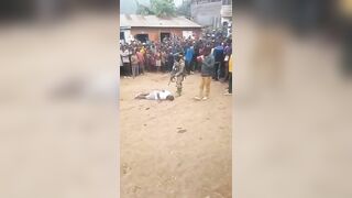 Local Gang Leader Stoned By Mob And Executed By Soldier In Rwanda