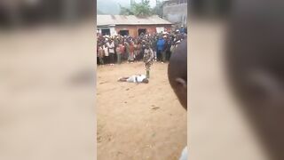 Local Gang Leader Stoned By Mob And Executed By Soldier In Rwanda