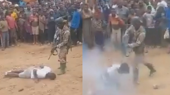 Local Gang Leader Stoned By Mob And Executed By Soldier In Rwanda