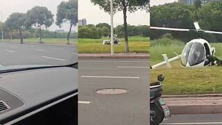 Deadly Private Helicopter Crash Caught On Cam